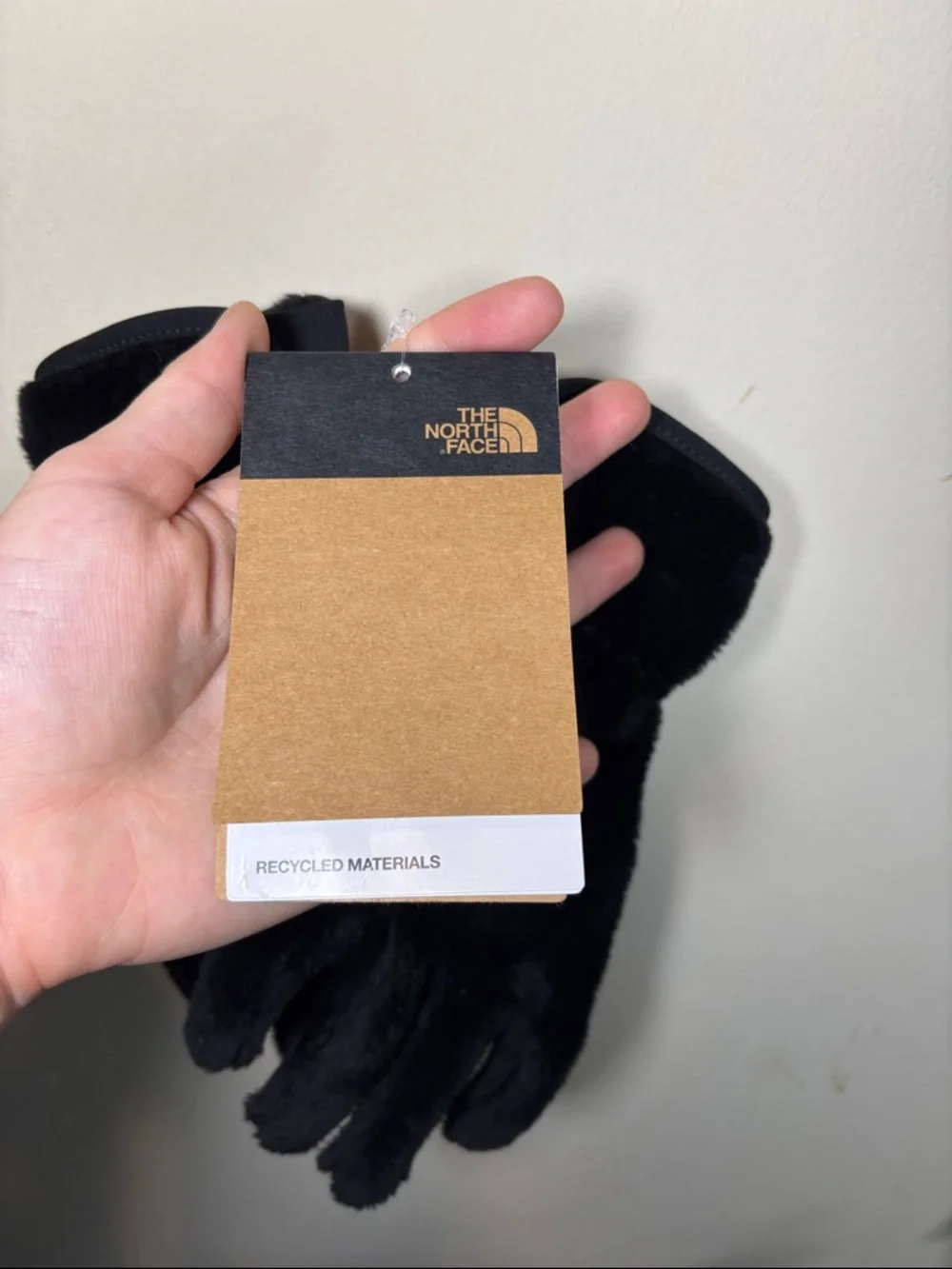The North Face Black Faux Fur Gloves